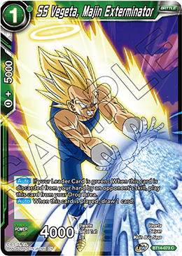 SS Vegeta, Majin Exterminator (BT14-073) [Cross Spirits] | Dragon's Lair Comics and Fantasy Houston TX