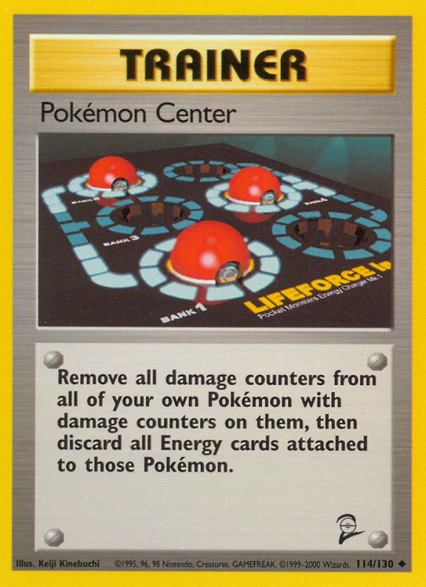 Pokemon Center (114/130) [Base Set 2] | Dragon's Lair Comics and Fantasy Houston TX