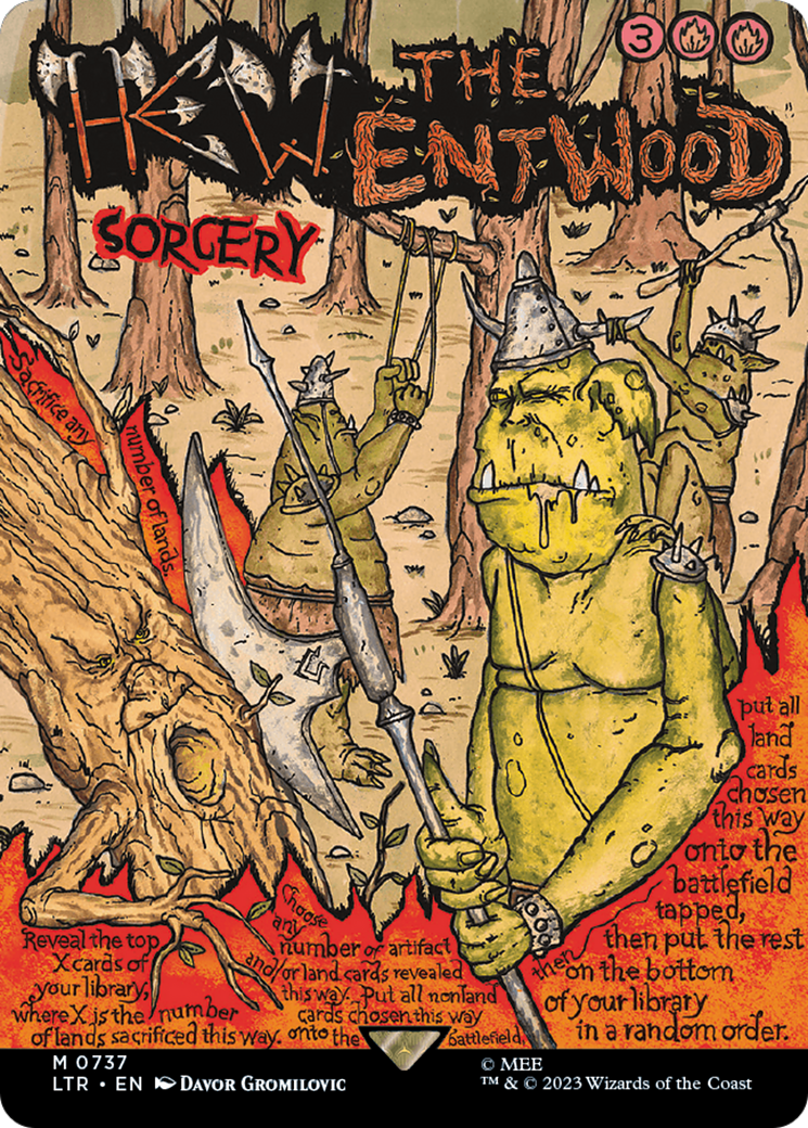 Hew the Entwood (Borderless Poster) [The Lord of the Rings: Tales of Middle-Earth] | Dragon's Lair Comics and Fantasy Houston TX