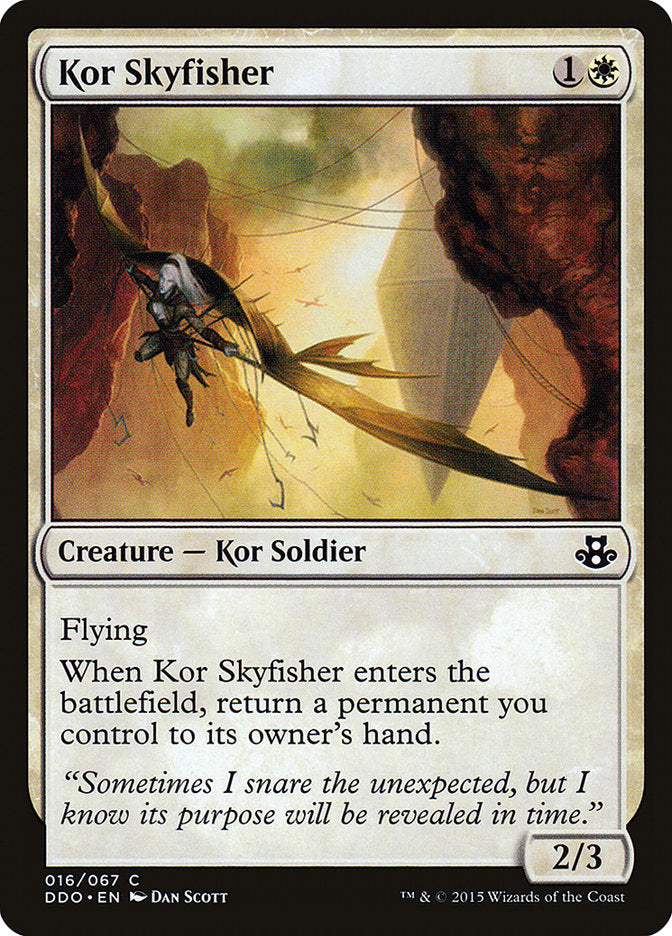 Kor Skyfisher [Duel Decks: Elspeth vs. Kiora] | Dragon's Lair Comics and Fantasy Houston TX