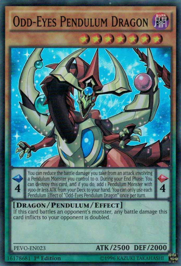 Odd-Eyes Pendulum Dragon [PEVO-EN023] Super Rare | Dragon's Lair Comics and Fantasy Houston TX