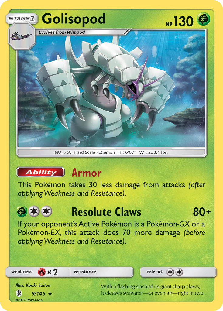 Golisopod (9/145) [Sun & Moon: Guardians Rising] | Dragon's Lair Comics and Fantasy Houston TX