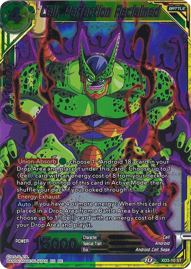 Cell, Perfection Reclaimed (XD3-10) [Ultimate Deck 2022] | Dragon's Lair Comics and Fantasy Houston TX