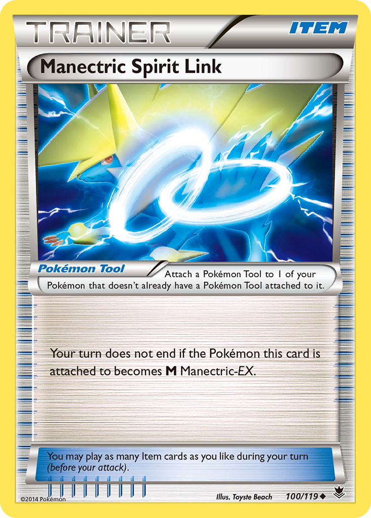 Manectric Spirit Link (100/119) [XY: Phantom Forces] | Dragon's Lair Comics and Fantasy Houston TX