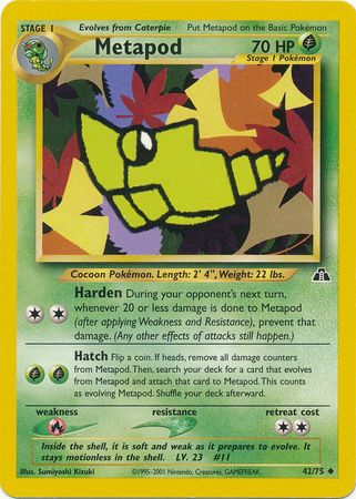 Metapod (42/75) [Neo Discovery Unlimited] | Dragon's Lair Comics and Fantasy Houston TX