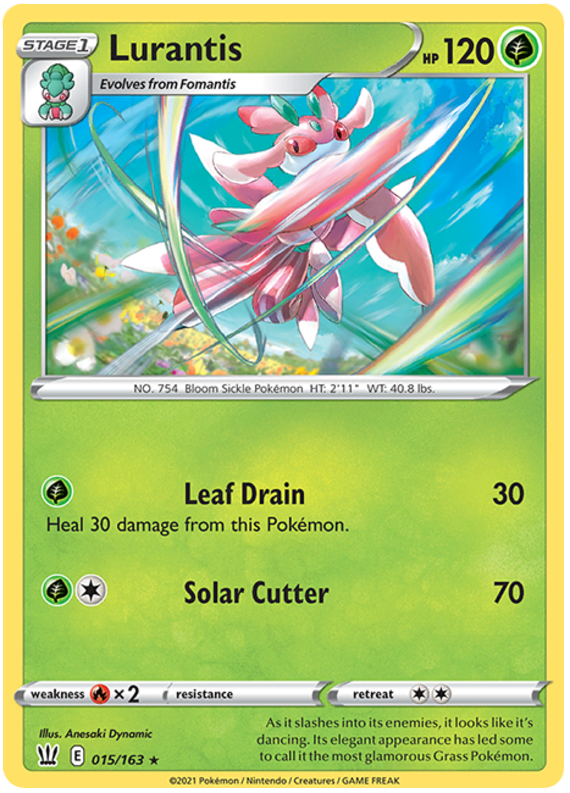 Lurantis (015/163) [Sword & Shield: Battle Styles] | Dragon's Lair Comics and Fantasy Houston TX