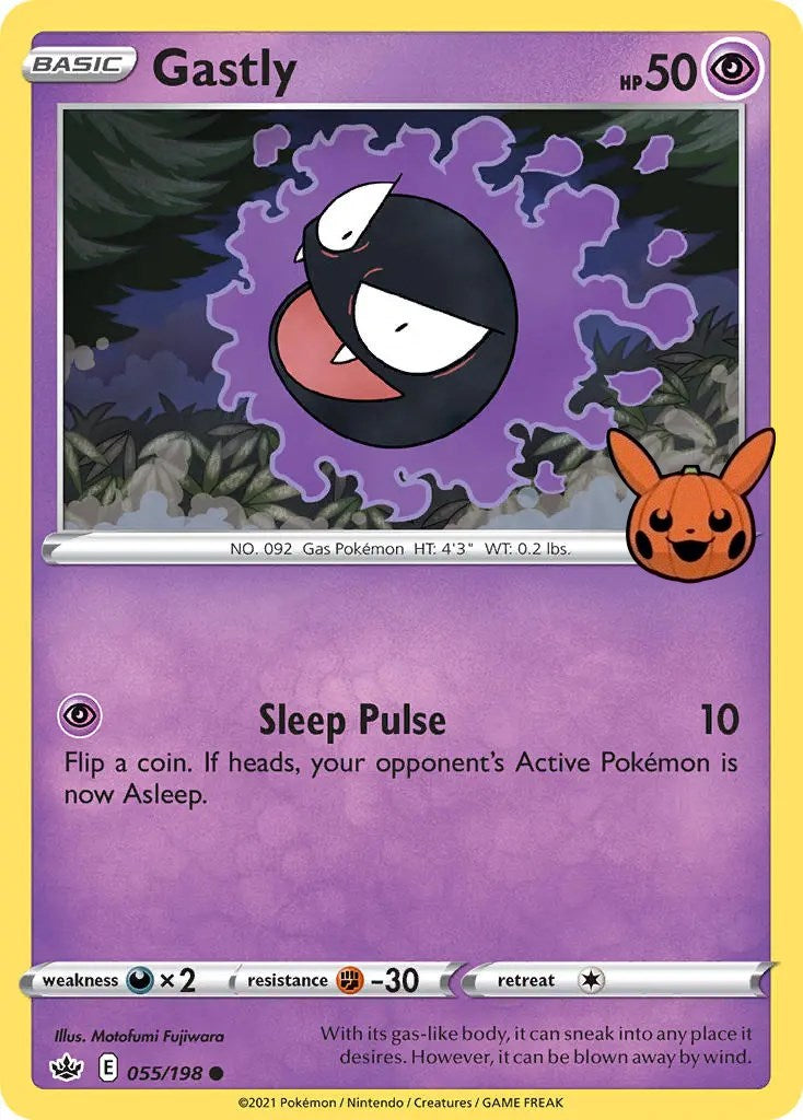 Gastly (055/198) [Trick or Trade] | Dragon's Lair Comics and Fantasy Houston TX