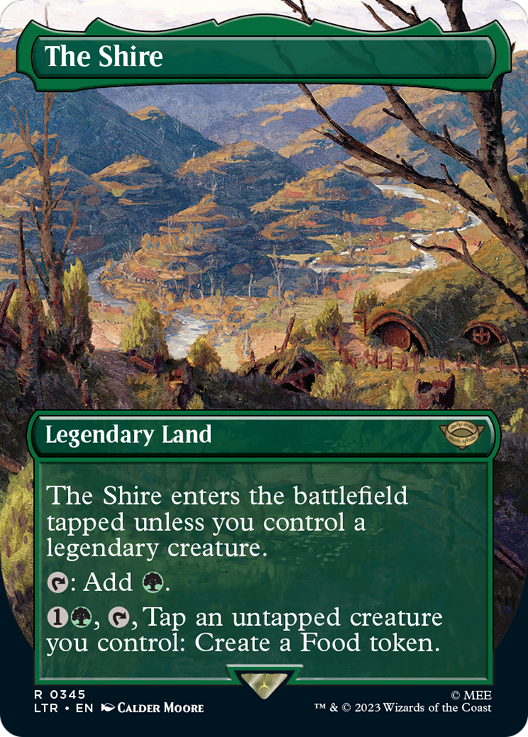 The Shire (Borderless Alternate Art) [The Lord of the Rings: Tales of Middle-Earth] | Dragon's Lair Comics and Fantasy Houston TX