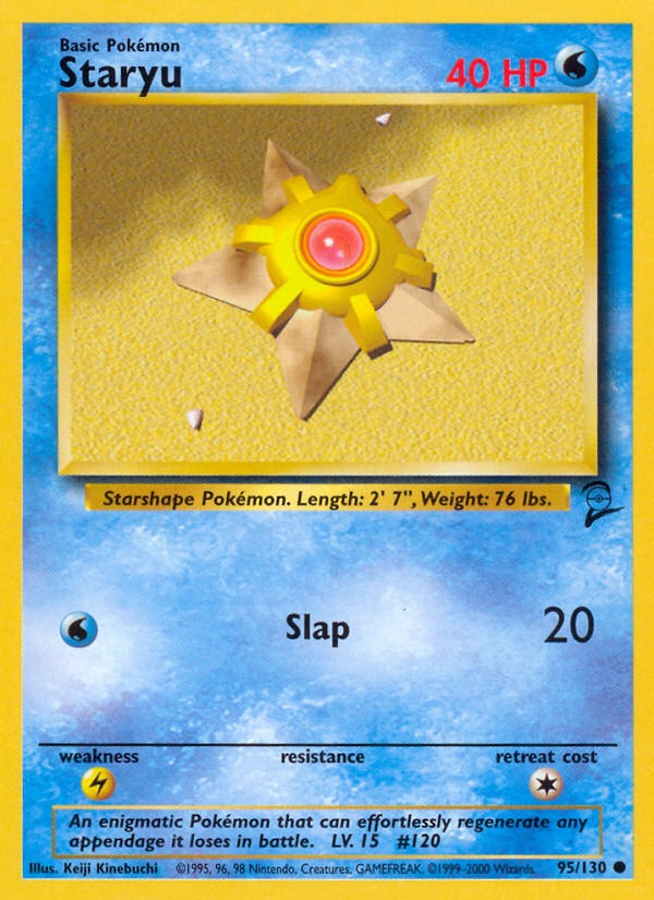 Staryu (95/130) [Base Set 2] | Dragon's Lair Comics and Fantasy Houston TX