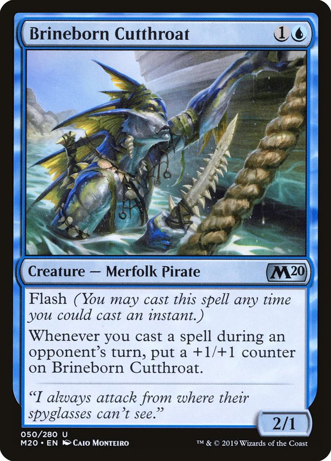 Brineborn Cutthroat [Core Set 2020] | Dragon's Lair Comics and Fantasy Houston TX