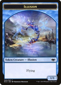 Illusion // Bear Double-Sided Token [Modern Horizons Tokens] | Dragon's Lair Comics and Fantasy Houston TX