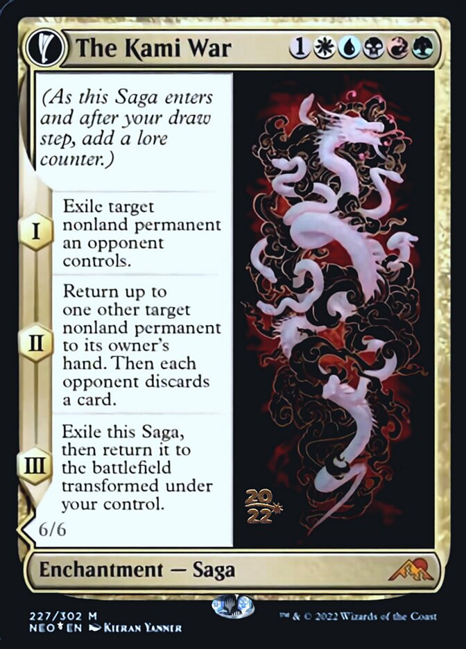 The Kami War // O-Kagachi Made Manifest [Kamigawa: Neon Dynasty Prerelease Promos] | Dragon's Lair Comics and Fantasy Houston TX