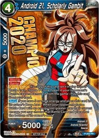 Android 21, Scholarly Gambit (P-202) [Promotion Cards] | Dragon's Lair Comics and Fantasy Houston TX