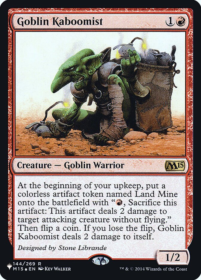 Goblin Kaboomist [Secret Lair: Heads I Win, Tails You Lose] | Dragon's Lair Comics and Fantasy Houston TX