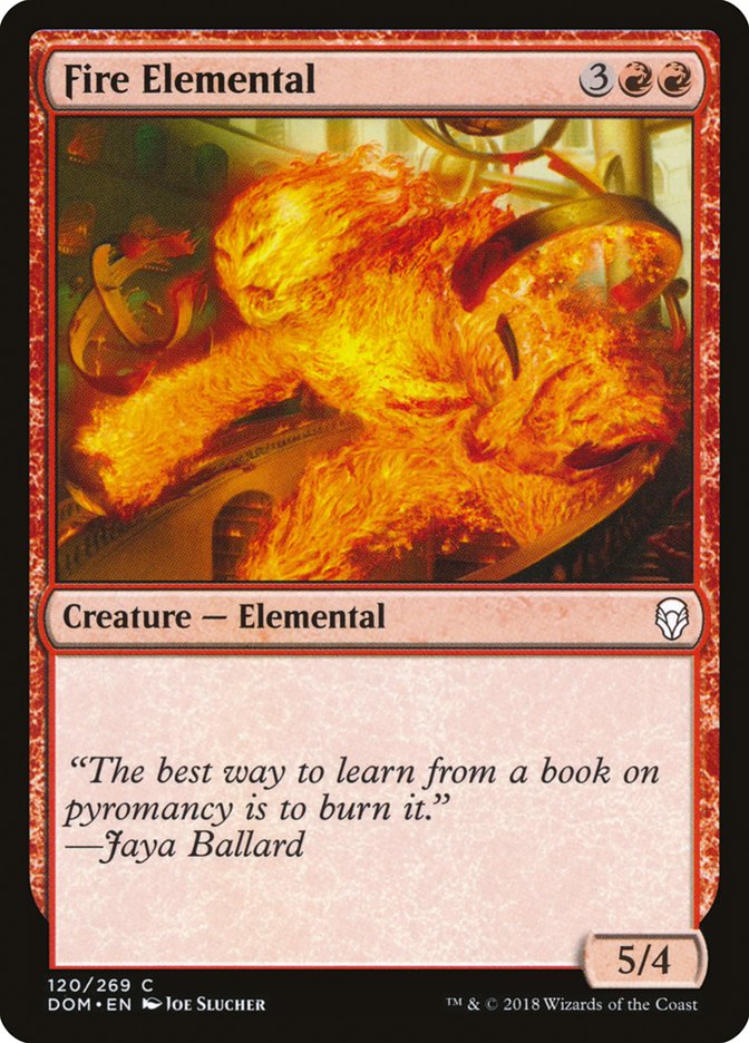 Fire Elemental [Dominaria] | Dragon's Lair Comics and Fantasy Houston TX