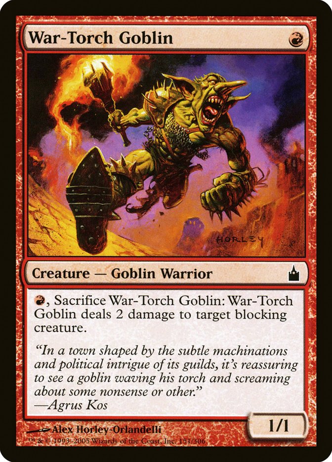 War-Torch Goblin [Ravnica: City of Guilds] | Dragon's Lair Comics and Fantasy Houston TX