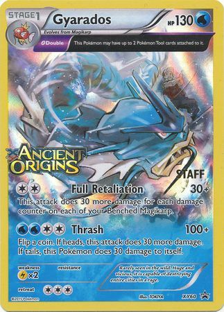 Gyarados (XY60) (Staff) [XY: Black Star Promos] | Dragon's Lair Comics and Fantasy Houston TX