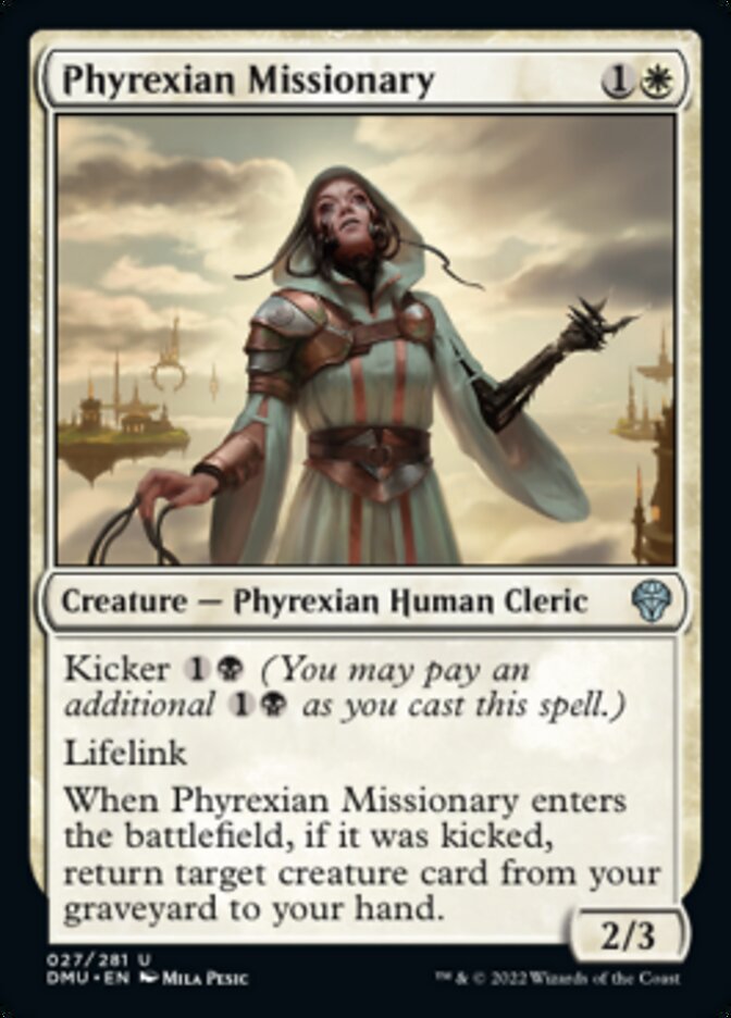 Phyrexian Missionary [Dominaria United] | Dragon's Lair Comics and Fantasy Houston TX