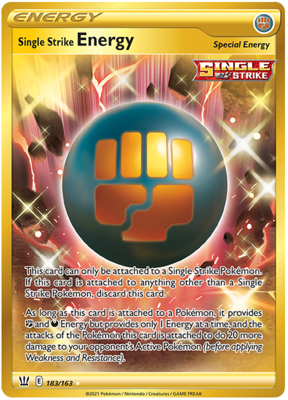 Single Strike Energy (183/163) [Sword & Shield: Battle Styles] | Dragon's Lair Comics and Fantasy Houston TX