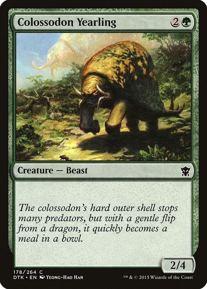 Colossodon Yearling [Dragons of Tarkir] | Dragon's Lair Comics and Fantasy Houston TX