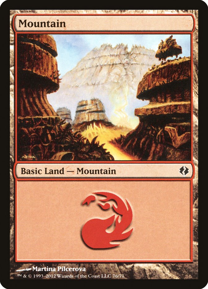 Mountain (76) [Duel Decks: Venser vs. Koth] | Dragon's Lair Comics and Fantasy Houston TX