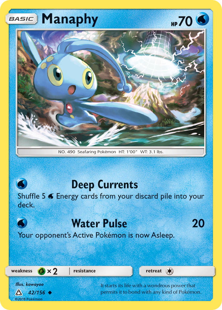 Manaphy (42/156) [Sun & Moon: Ultra Prism] | Dragon's Lair Comics and Fantasy Houston TX