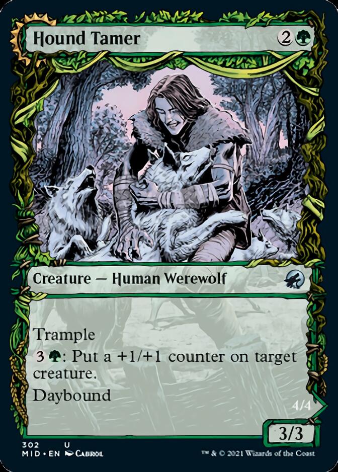 Hound Tamer // Untamed Pup (Showcase Equinox) [Innistrad: Midnight Hunt] | Dragon's Lair Comics and Fantasy Houston TX