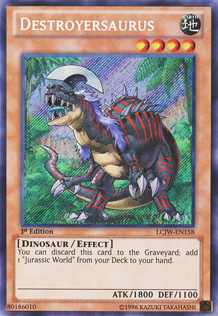 Destroyersaurus [LCJW-EN158] Secret Rare | Dragon's Lair Comics and Fantasy Houston TX