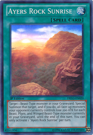 Ayers Rock Sunrise [DRLG-EN020] Super Rare | Dragon's Lair Comics and Fantasy Houston TX