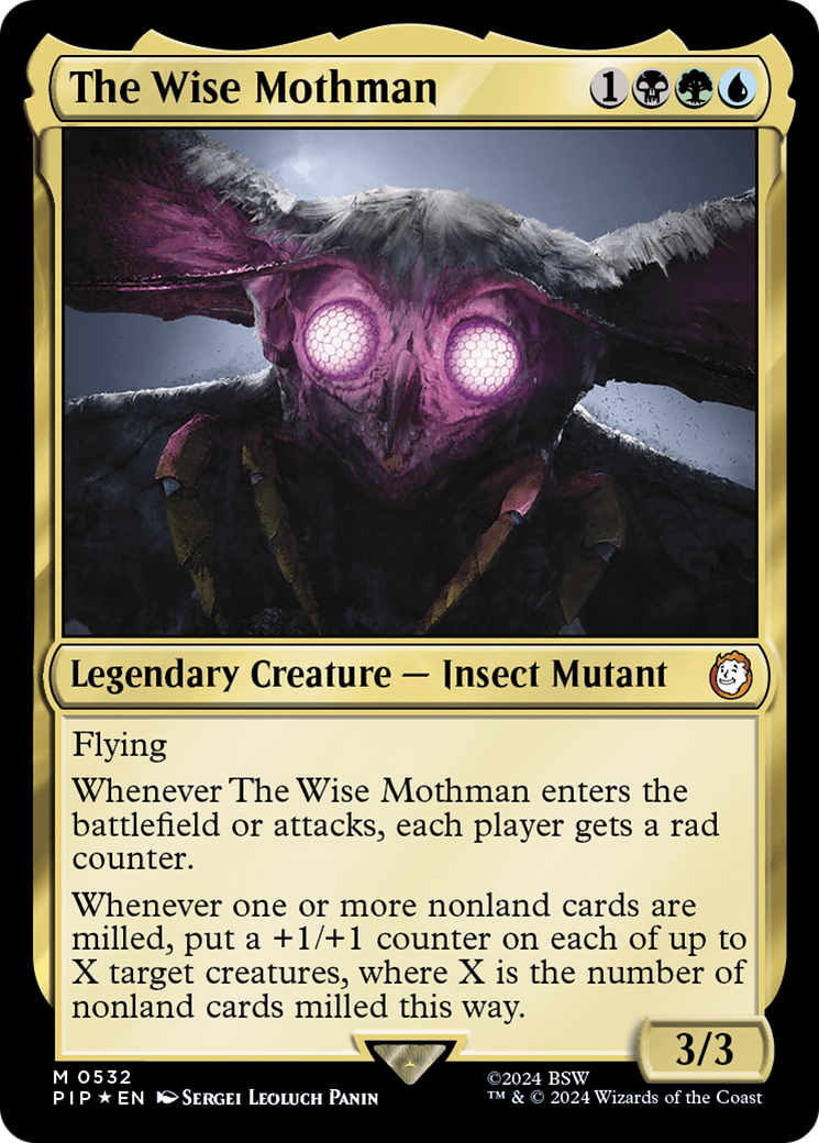 The Wise Mothman (Surge Foil) [Fallout] | Dragon's Lair Comics and Fantasy Houston TX