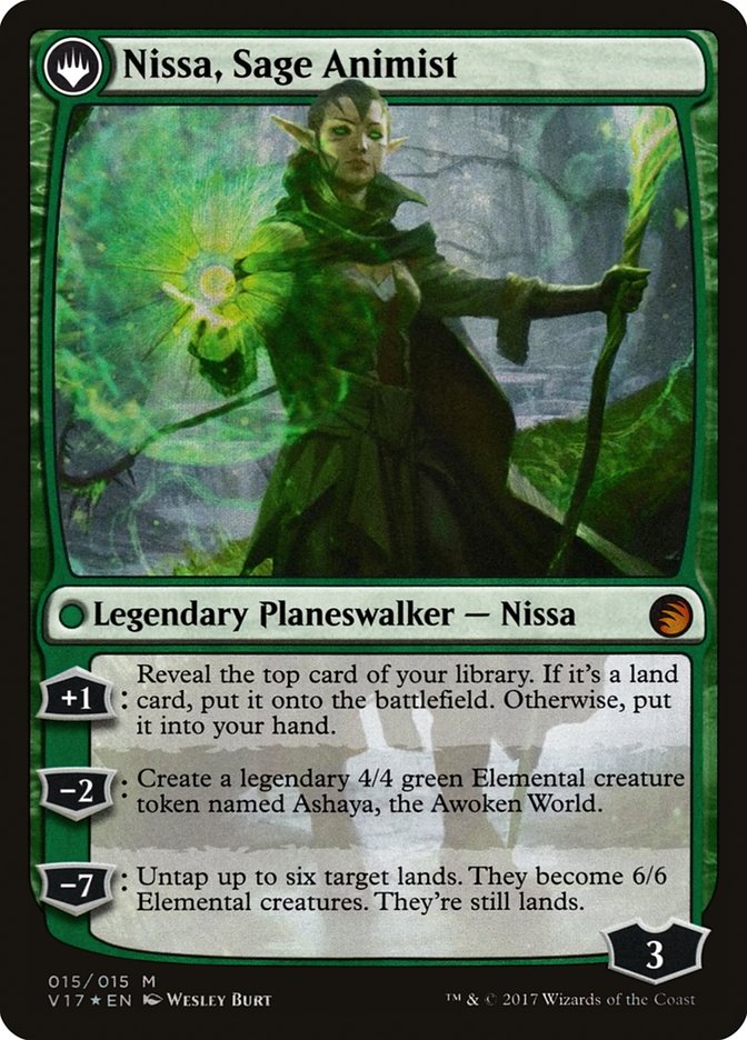 Nissa, Vastwood Seer // Nissa, Sage Animist [From the Vault: Transform] | Dragon's Lair Comics and Fantasy Houston TX