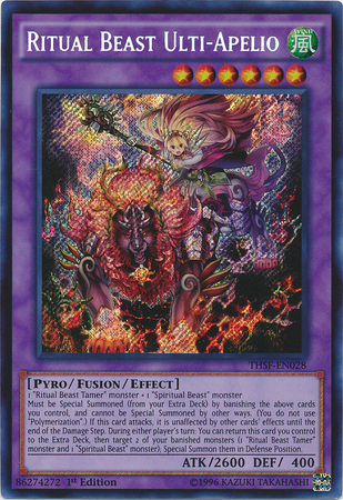 Ritual Beast Ulti-Apelio [THSF-EN028] Secret Rare | Dragon's Lair Comics and Fantasy Houston TX