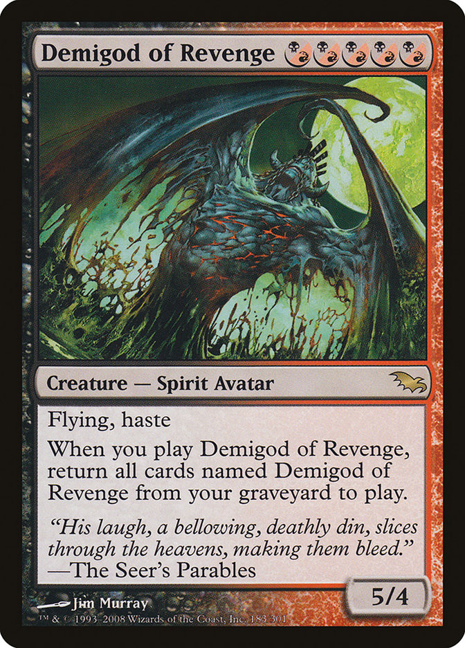 Demigod of Revenge [Shadowmoor] | Dragon's Lair Comics and Fantasy Houston TX