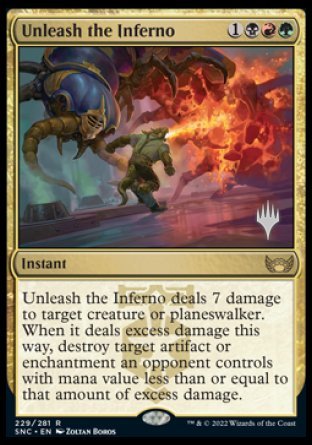 Unleash the Inferno (Promo Pack) [Streets of New Capenna Promos] | Dragon's Lair Comics and Fantasy Houston TX