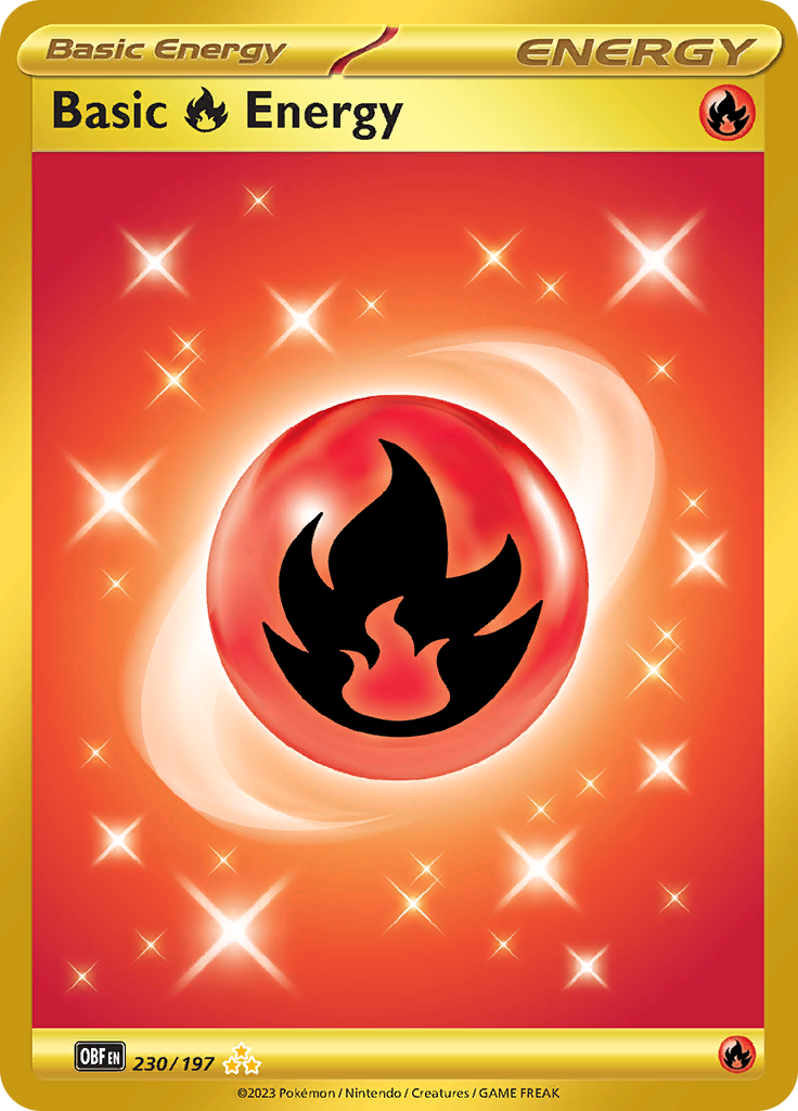 Basic Fire Energy (230/197) [Scarlet & Violet: Obsidian Flames] | Dragon's Lair Comics and Fantasy Houston TX