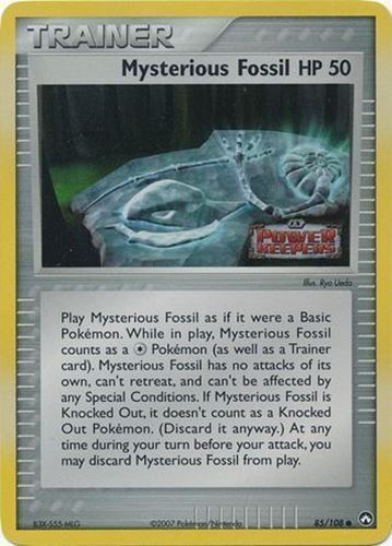 Mysterious Fossil (85/108) (Stamped) [EX: Power Keepers] | Dragon's Lair Comics and Fantasy Houston TX