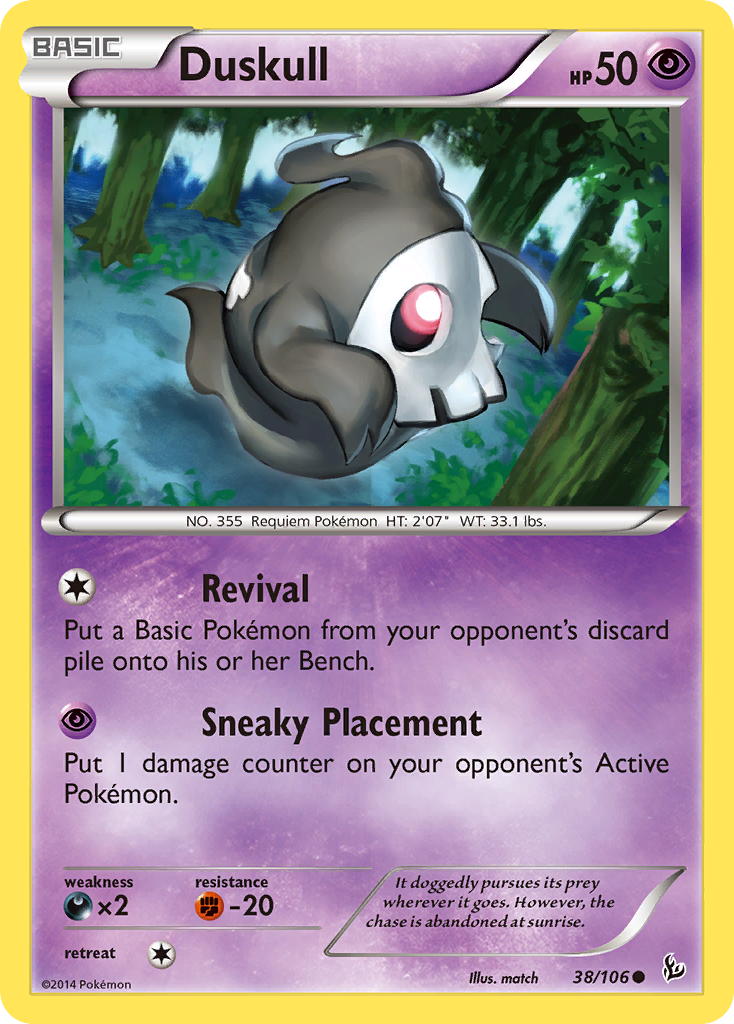 Duskull (38/106) [XY: Flashfire] | Dragon's Lair Comics and Fantasy Houston TX