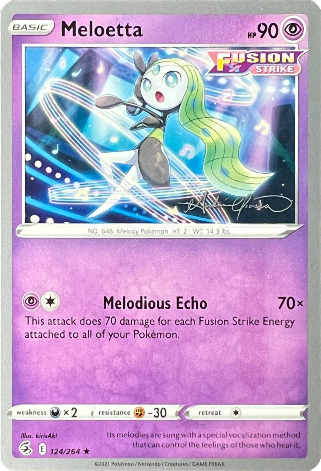 Meloetta (124/264) (The Shape of Mew - Andre Chiasson) [World Championships 2022] | Dragon's Lair Comics and Fantasy Houston TX