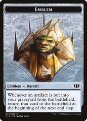 Daretti, Scrap Savant Emblem // Tuktuk the Returned Double-Sided Token [Commander 2014 Tokens] | Dragon's Lair Comics and Fantasy Houston TX