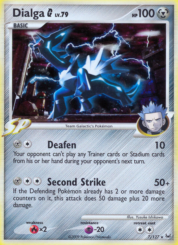 Dialga G (7/127) [Platinum: Base Set] | Dragon's Lair Comics and Fantasy Houston TX