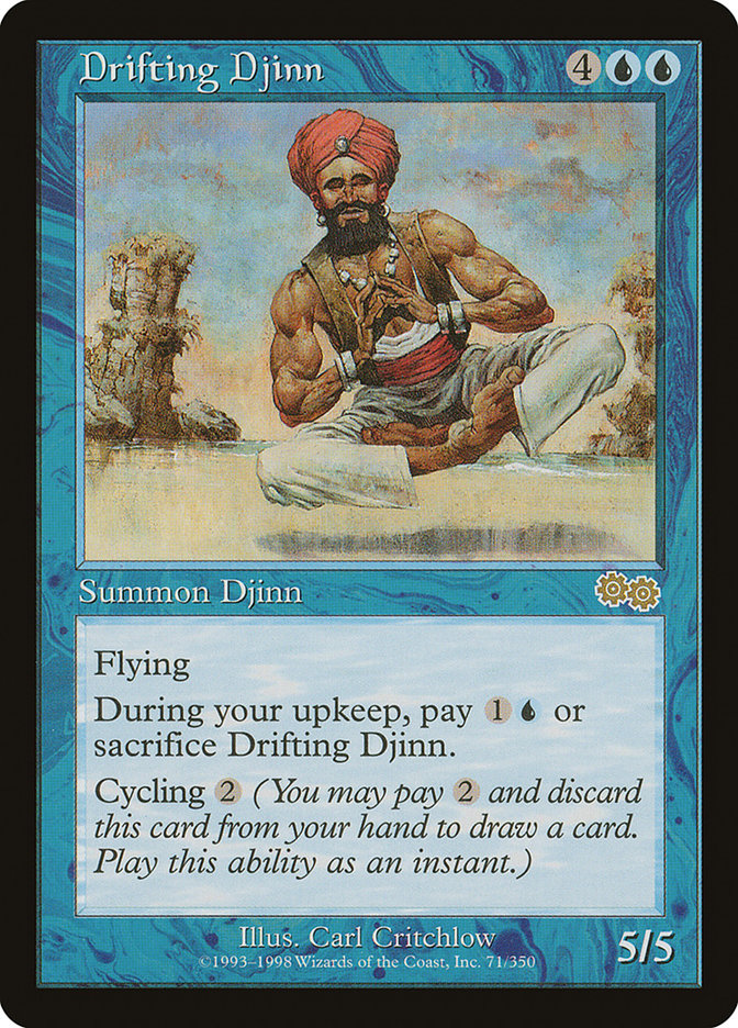 Drifting Djinn [Urza's Saga] | Dragon's Lair Comics and Fantasy Houston TX