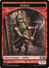 Knight // Goblin Double-Sided Token (Game Night) [Core Set 2019 Tokens] | Dragon's Lair Comics and Fantasy Houston TX