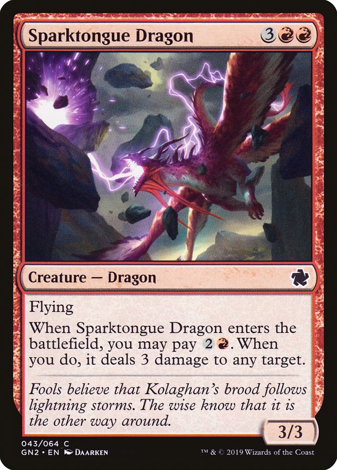 Sparktongue Dragon [Game Night 2019] | Dragon's Lair Comics and Fantasy Houston TX