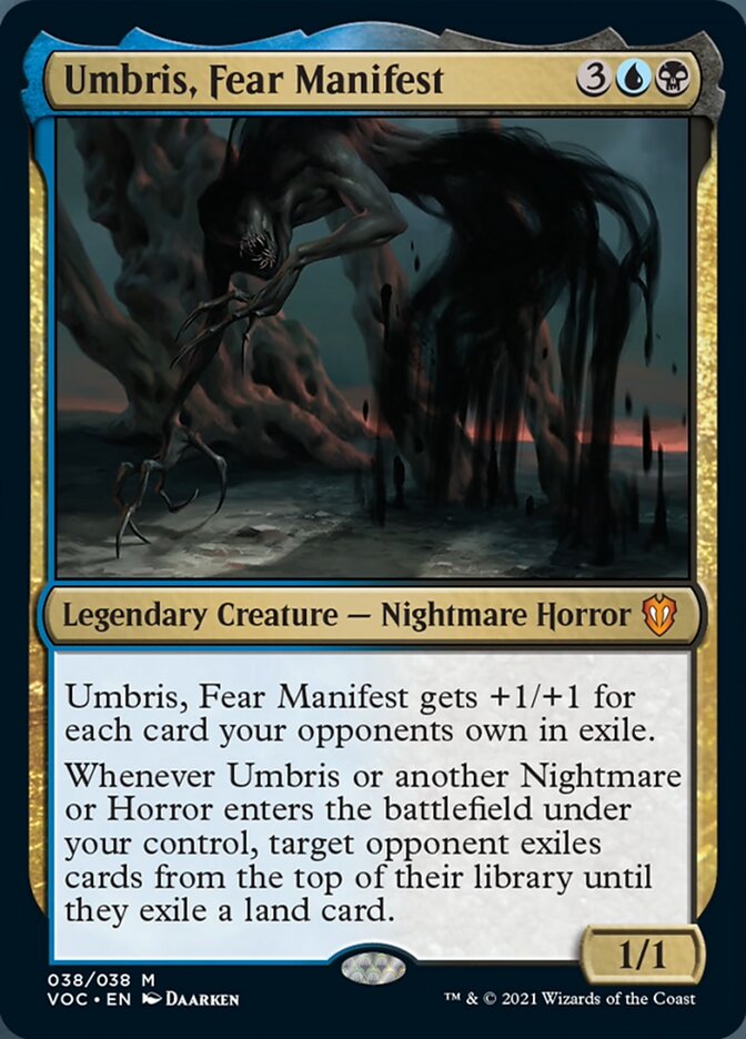 Umbris, Fear Manifest [Innistrad: Crimson Vow Commander] | Dragon's Lair Comics and Fantasy Houston TX