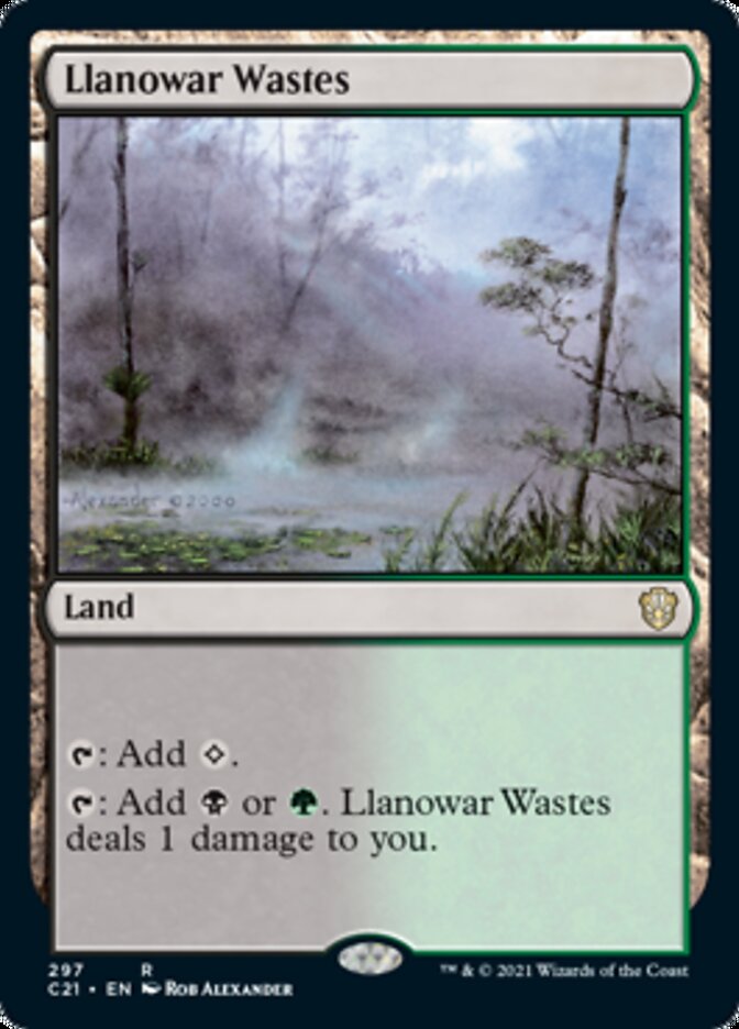 Llanowar Wastes [Commander 2021] | Dragon's Lair Comics and Fantasy Houston TX