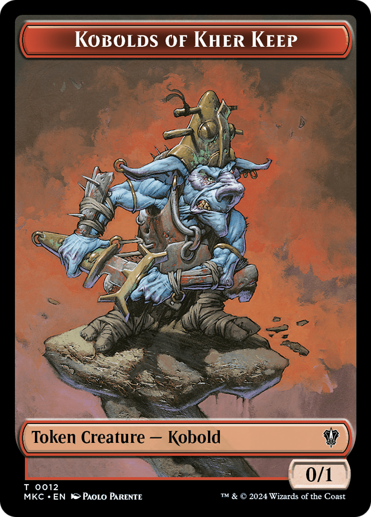 Soldier // Kobolds of Kher Keep Double-Sided Token [Murders at Karlov Manor Commander Tokens] | Dragon's Lair Comics and Fantasy Houston TX