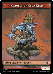 Soldier // Kobolds of Kher Keep Double-Sided Token [Murders at Karlov Manor Commander Tokens] | Dragon's Lair Comics and Fantasy Houston TX