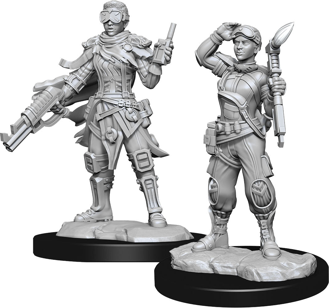 Starfinder Deep Cuts Unpainted Miniatures: W15 Human Mechanic | Dragon's Lair Comics and Fantasy Houston TX