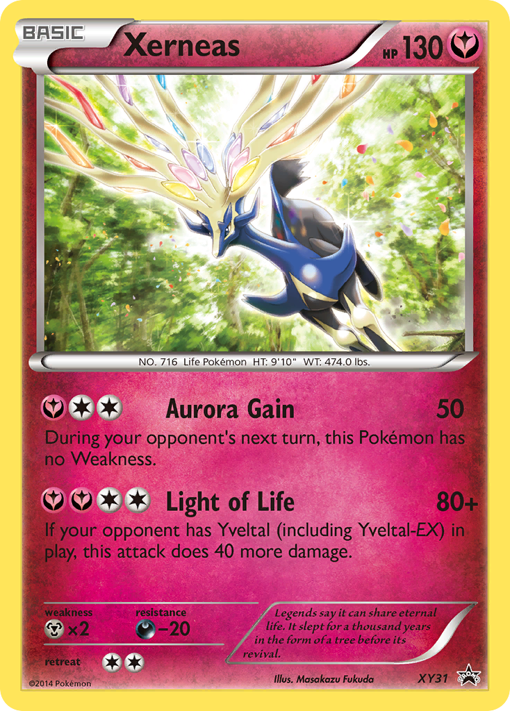 Xerneas (XY31) [XY: Black Star Promos] | Dragon's Lair Comics and Fantasy Houston TX