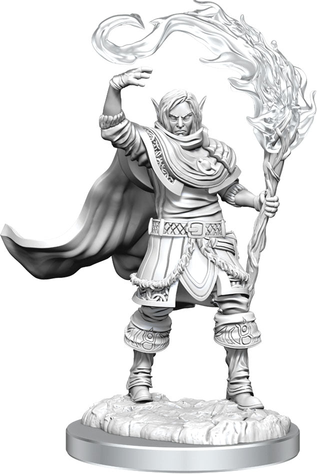 Dungeons & Dragons Nolzur`s Marvelous Unpainted Miniatures: W16 Elf Cleric Male | Dragon's Lair Comics and Fantasy Houston TX